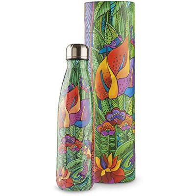 Egan Termisk flaska L. Burch Jungle Song Orange ML.500 Knapp, Stål, Orange, Unik Egan Termisk flaska L. Burch Jungle Song Orange ML.500 Knapp, Stål, Orange, Unik