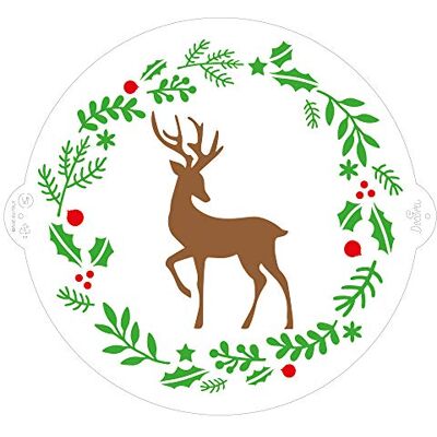 Decora Julkakssablon Santa Ø25cm Decora Julkakssablon Santa Ø25cm