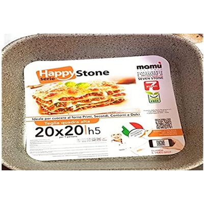 Mugnano MMU820H06 Bakplåt 20 x 20, H6 Happystone Mugnano MMU820H06 Bakplåt 20 x 20, H6 Happystone