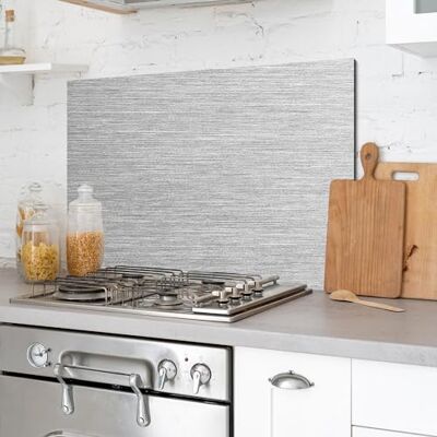 CREARREDA Kök stänkskydd i borstad aluminium 84 x 60 cm lätt att montera tillverkad i Italien spis- och väggskydd. Tvättbar och lätt att montera. Stänkskiva av metall CREARREDA Kök stänkskydd i borstad aluminium 84 x 60 cm lätt att montera tillverkad i Italien spis- och väggskydd. Tvättbar och lätt att montera. Stänkskiva av metall
