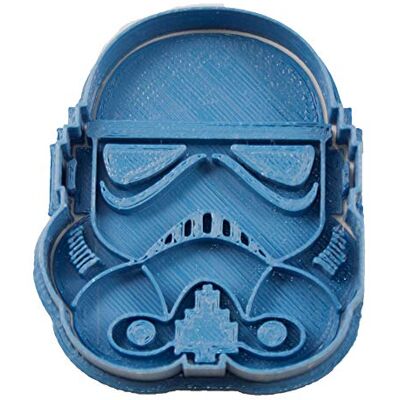Cuticuter Star Wars stormtrooper utkastform, blå, 8 x 7 x 1,5 cm Cuticuter Star Wars stormtrooper utkastform, blå, 8 x 7 x 1,5 cm