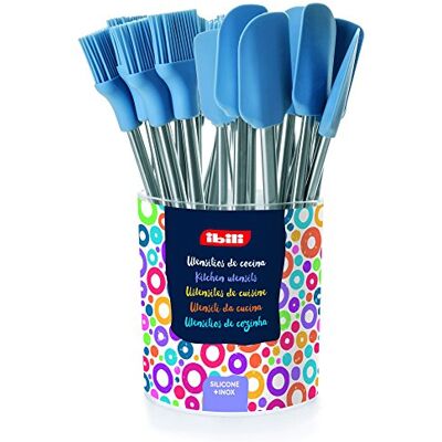IBILI 742700 Pinsel/Pfannenwender Silikon Blau 32 x 5 x 2 cm set 24 IBILI 742700 Pinsel/Pfannenwender Silikon Blau 32 x 5 x 2 cm set 24