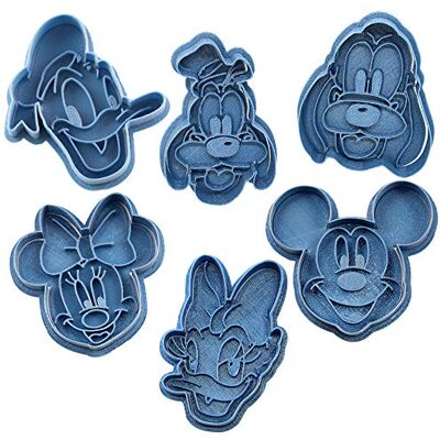 Cuticuter Disney kakskärare blå, 8 x 7 x 1,5 cm Cuticuter Disney kakskärare blå, 8 x 7 x 1,5 cm