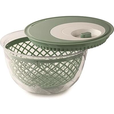 Snips 020393 Salladsslunga Spinner 4 LT Grön Tillverkad i Italien, Bpa Free, PP+San Snips 020393 Salladsslunga Spinner 4 LT Grön Tillverkad i Italien, Bpa Free, PP+San