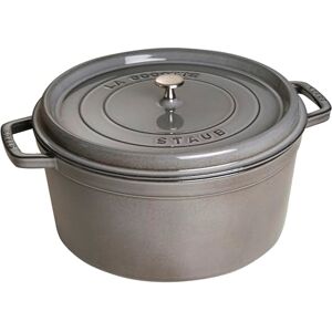 STAUB Runt Gryta - 12,6L - Passar för induktion - Svart emaljerad insida STAUB Runt Gryta - 12,6L - Passar för induktion - Svart emaljerad insida