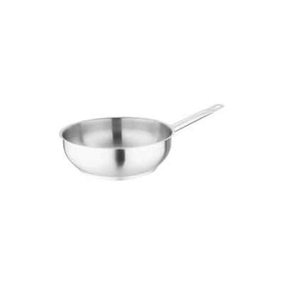 Vogue M923 stekpanna i rostfritt stål, utsvängd 24 cm, 24,1 cm Vogue M923 stekpanna i rostfritt stål, utsvängd 24 cm, 24,1 cm
