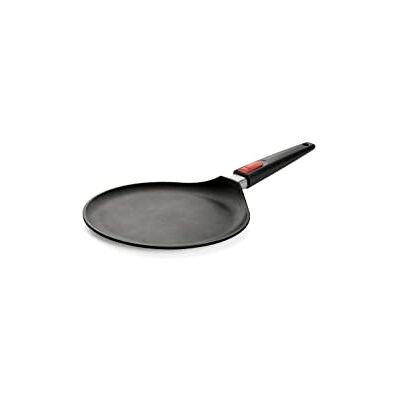Woll 1226IL non-stick/Crepe panna induktion, 26 cm platt med avtagbart handtag inklusive träspade och reglage Woll 1226IL non-stick/Crepe panna induktion, 26 cm platt med avtagbart handtag inklusive träspade och reglage