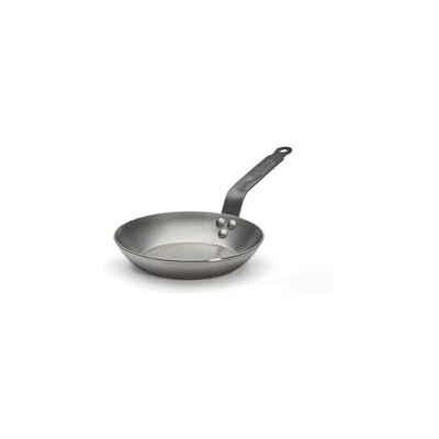 DE BUYER 5110.20 Carbone Plus tung kvalitet stål rund Lyonnaise stekpanna, 20 cm diameter DE BUYER 5110.20 Carbone Plus tung kvalitet stål rund Lyonnaise stekpanna, 20 cm diameter