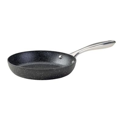 FACKELMANN 683980 24 cm öppen spis utan PFAS, stekpanna, PFAS-fri panna, non-stick-panna, induktionspanna, aluminium, svart, 20 cm FACKELMANN 683980 24 cm öppen spis utan PFAS, stekpanna, PFAS-fri panna, non-stick-panna, induktionspanna, aluminium, svart, 20 cm