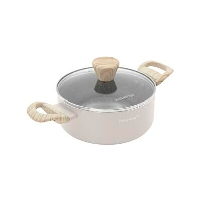 KASANOVA Cooking Therapy-gryta CM 18 med Cop Taupe KASANOVA Cooking Therapy-gryta CM 18 med Cop Taupe