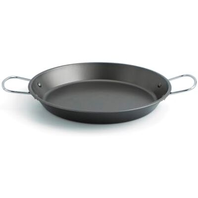 Quid Senia Paella kastrull, kolstål, ugn och induktion, 32 cm, svart Quid Senia Paella kastrull, kolstål, ugn och induktion, 32 cm, svart