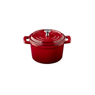 APS 88330 minikruka med lock 5 stars – emaljerat gjutjärn, 0,35 liter, röd, lämplig för induktion APS 88330 minikruka med lock 5 stars – emaljerat gjutjärn, 0,35 liter, röd, lämplig för induktion