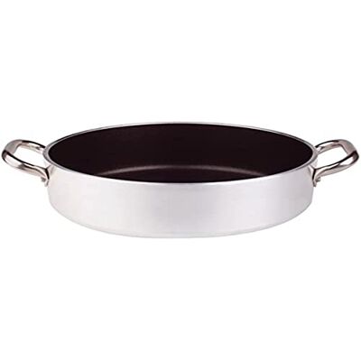 Pentole Agnelli Låg Kastrull - Non-stick, 32cm, Rostfritt Stål Handtag - Kastrull Pentole Agnelli Låg Kastrull - Non-stick, 32cm, Rostfritt Stål Handtag - Kastrull