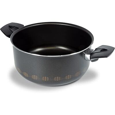 ALLUFLON Costanza Gryta 18 cm, Mat aluminium, 18 cm ALLUFLON Costanza Gryta 18 cm, Mat aluminium, 18 cm
