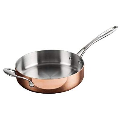 Vogue CM676, treväggig stekpanna av koppar, 240 mm Vogue CM676, treväggig stekpanna av koppar, 240 mm