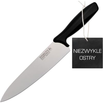 Rio 20 cm Kockkniv – Lättviktiga, vassa köksknivar i rostfritt stål med svart handtag Rio 20 cm Kockkniv – Lättviktiga, vassa köksknivar i rostfritt stål med svart handtag