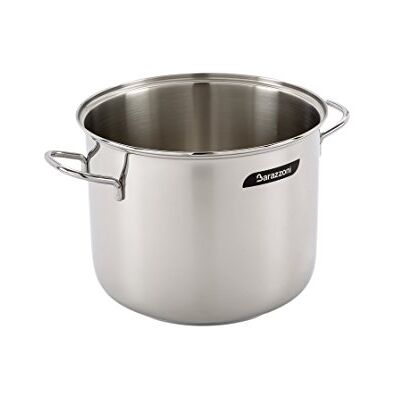 Barazzoni Bonita gryta 18 cm silver/svart Barazzoni Bonita gryta 18 cm silver/svart