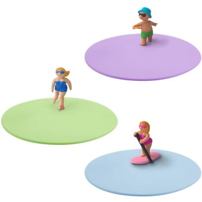 Lurch Mitt lock Summer Fun set om 3, glasskydd av BPA-fri platina silikon Ø 10,5 cm Lurch Mitt lock Summer Fun set om 3, glasskydd av BPA-fri platina silikon Ø 10,5 cm