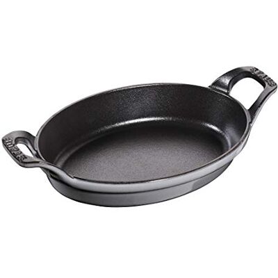 STAUB Auflaufform oval, Induktionsgeeignet, Gusseisen, Graphitgrau, 27 x 15.2 x 6 cm, 1 Einheiten STAUB Auflaufform oval, Induktionsgeeignet, Gusseisen, Graphitgrau, 27 x 15.2 x 6 cm, 1 Einheiten
