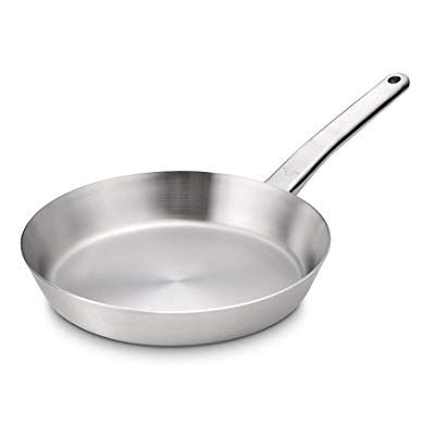 Gerlach Prestige Panna, 24 cm, tillverkad av rostfritt stål, stekpanna för gas, elektrisk induktion, keramik, spis, stekpannor, stekpannor, kökstillbehör, silver Gerlach Prestige Panna, 24 cm, tillverkad av rostfritt stål, stekpanna för gas, elektrisk induktion, keramik, spis, stekpannor, stekpannor, kökstillbehör, silver