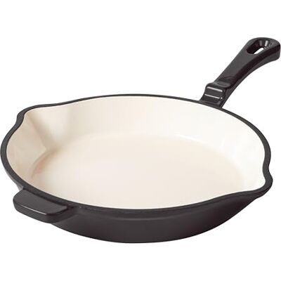Römertopf Römergryta gjutjärnsstekpanna 28 cm – stekpanna emalj, alla typer av spisar inklusive induktion, ugnssäker 250 °C, för biffar stekad potatis fisk pannrätter, PFAS-fri, antracit Römertopf Römergryta gjutjärnsstekpanna 28 cm – stekpanna emalj, alla typer av spisar inklusive induktion, ugnssäker 250 °C, för biffar stekad potatis fisk pannrätter, PFAS-fri, antracit