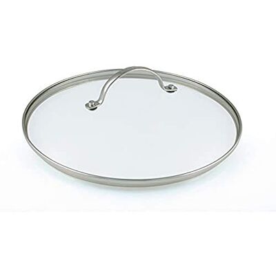 GreenPan universal glaslock för stekpanna och tryckkokaren med handtag i rostfritt stål, diskmaskinsäker Ø 20 cm, transparent GreenPan universal glaslock för stekpanna och tryckkokaren med handtag i rostfritt stål, diskmaskinsäker Ø 20 cm, transparent