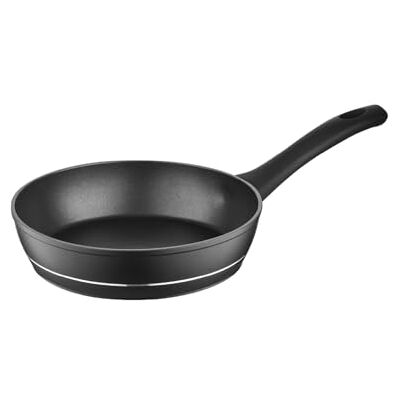 Florina Aluminium Stekpanna 18 cm Diameter I Universalpanna DELUX med Non-Stick Beläggning I Repskyddad Stekpanna med Induktionsbotten I Stekpanna Lämplig för Induktionshäll (Svart) Florina Aluminium Stekpanna 18 cm Diameter I Universalpanna DELUX med Non-Stick Beläggning I Repskyddad Stekpanna med Induktionsbotten I Stekpanna Lämplig för Induktionshäll (Svart)