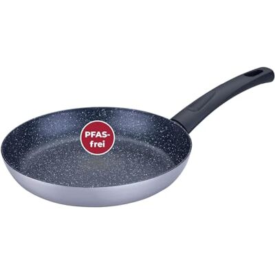 FACKELMANN Essential Crisp stekpanna Ø 24 cm tillverkad av återvunnen aluminium med keramisk non-stick-beläggning – ugnssäker och lämplig för alla typer av spisar FACKELMANN Essential Crisp stekpanna Ø 24 cm tillverkad av återvunnen aluminium med keramisk non-stick-beläggning – ugnssäker och lämplig för alla typer av spisar