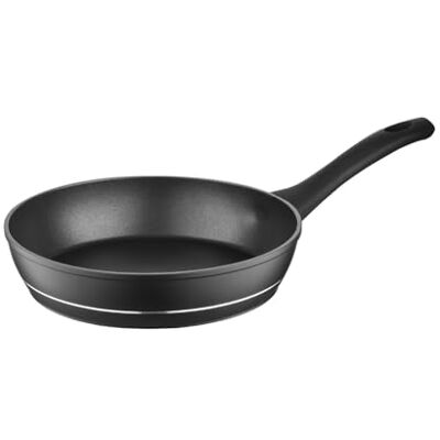 Florina Aluminium Stekpanna 24 cm Diameter I Universalpanna DELUX med Non-Stick Beläggning I Repskyddad Stekpanna med Induktionsbotten I Stekpanna Lämplig för Induktionshäll (Svart) Florina Aluminium Stekpanna 24 cm Diameter I Universalpanna DELUX med Non-Stick Beläggning I Repskyddad Stekpanna med Induktionsbotten I Stekpanna Lämplig för Induktionshäll (Svart)