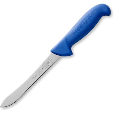 Dick F. fiskfileteringskniv halvflex/filetkniv ErgoGrip (bladkniv 15 cm, knivstål rostfritt, 56 HRC) – 82417151, blå Dick F. fiskfileteringskniv halvflex/filetkniv ErgoGrip (bladkniv 15 cm, knivstål rostfritt, 56 HRC) – 82417151, blå