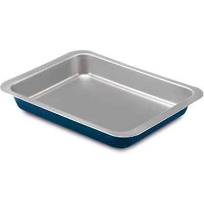 Guardini , Xbake-linje, Lasagnera 24 x 32 cm, Stål med non-stick beläggning, minskad miljöpåverkan, grå/blå Guardini , Xbake-linje, Lasagnera 24 x 32 cm, Stål med non-stick beläggning, minskad miljöpåverkan, grå/blå