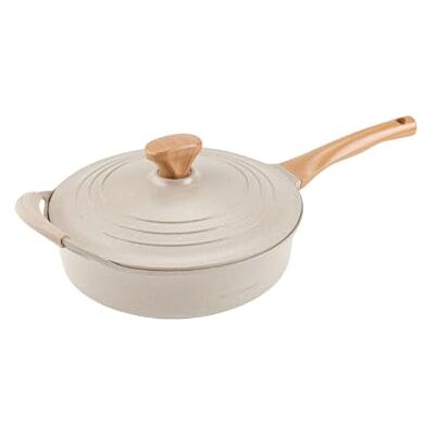 Florina hög Aluminium-Stekpanna OSLO 28 cm I Keramisk Non-Stick Beläggning I Ergonomiskt Soft-Handtag I Värmetålig pannan är lämplig för Induktions-, Gas- och Elektriskaspisar Florina hög Aluminium-Stekpanna OSLO 28 cm I Keramisk Non-Stick Beläggning I Ergonomiskt Soft-Handtag I Värmetålig pannan är lämplig för Induktions-, Gas- och Elektriskaspisar