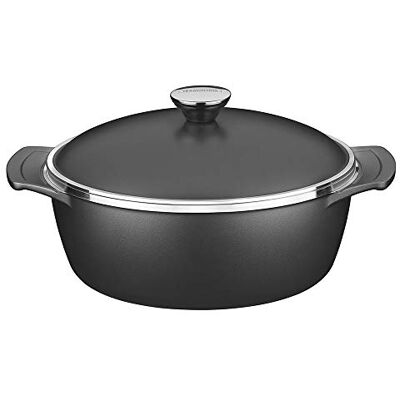 Tramontina - Aluminiumkastrull - Svart - 24cm Tramontina - Aluminiumkastrull - Svart - 24cm