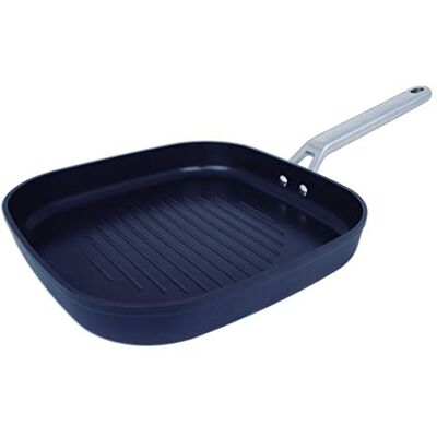 Arcos Samoa-serien Grill Non-Stick 28x28 cm Smidd aluminium Full induktion Handtag Rostfritt stål kall effekt Energisparande system Diskmaskin säker Svart färg Arcos Samoa-serien Grill Non-Stick 28x28 cm Smidd aluminium Full induktion Handtag Rostfritt stål kall effekt Energisparande system Diskmaskin säker Svart färg