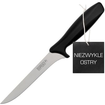 Rio 15 cm Benkniv – Lättviktiga, vassa köksknivar i rostfritt stål med svart handtag Rio 15 cm Benkniv – Lättviktiga, vassa köksknivar i rostfritt stål med svart handtag
