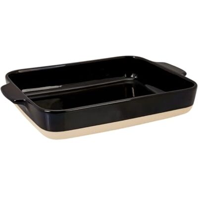 Lurch Terra Nova ugnsform M keramik 29,8 x 20,7 x 5,1 cm svart/gräddvit Lurch Terra Nova ugnsform M keramik 29,8 x 20,7 x 5,1 cm svart/gräddvit
