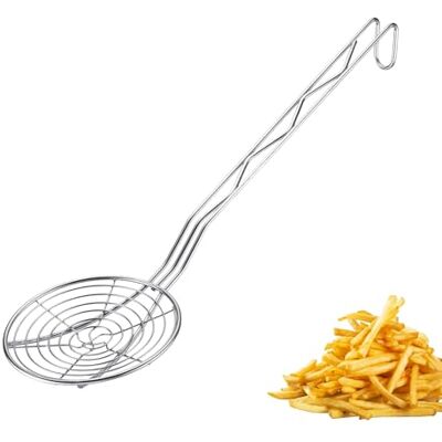Westmark Frying Spoon Pro, Skimmer Rostfritt Stål, Slev För Pommes Frites & Co, Stekning, Blanchering & Ösning, Silver, Ø 12.8 Cm Westmark Frying Spoon Pro, Skimmer Rostfritt Stål, Slev För Pommes Frites & Co, Stekning, Blanchering & Ösning, Silver, Ø 12.8 Cm