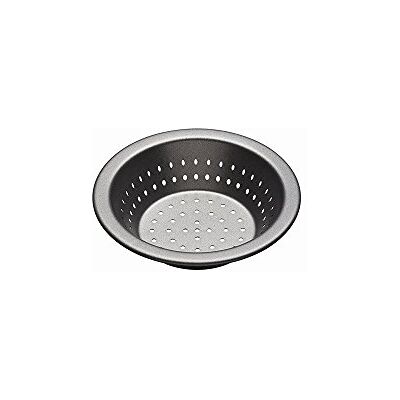 MasterClass Crusty Bake Pajform, Perforerad Individuell Form Med Non-stick, Robust 1mm Tjock Kolstål, PFOS-fri, 10cm i diameter, Grå MasterClass Crusty Bake Pajform, Perforerad Individuell Form Med Non-stick, Robust 1mm Tjock Kolstål, PFOS-fri, 10cm i diameter, Grå