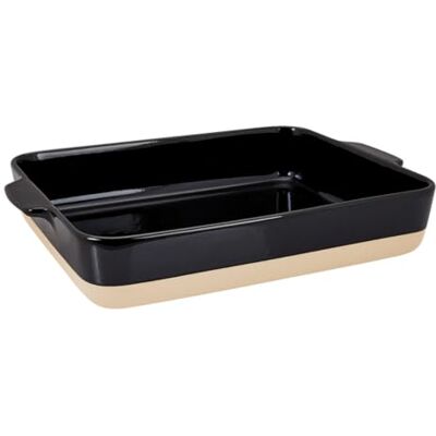 Lurch Terra Nova ugnsform L keramik 32 x 14,5 x 6,6 cm 2700 ml svart/gräddvit Lurch Terra Nova ugnsform L keramik 32 x 14,5 x 6,6 cm 2700 ml svart/gräddvit