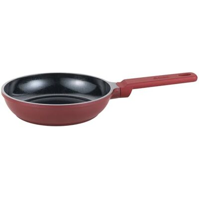 Spring PURE Mini stekpanna Ø 16 cm mörkröd, belagd aluminiumpanna med mineralnon-stick-beläggning, PFAS-fri, induktionsbotten, alla typer av spisar, värmeisolerat handtag Spring PURE Mini stekpanna Ø 16 cm mörkröd, belagd aluminiumpanna med mineralnon-stick-beläggning, PFAS-fri, induktionsbotten, alla typer av spisar, värmeisolerat handtag
