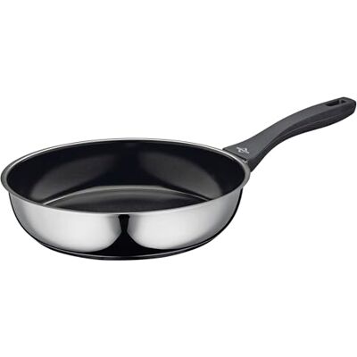 Küchenprofi COOK stekpanna ROMA, stekpanna med PFAS-fri non-stick-beläggning och flerskiktsbotten, lämplig för induktion, ugnssäker upp till 180 °C, rostfritt stål, hög kant, Ø 28 cm Küchenprofi COOK stekpanna ROMA, stekpanna med PFAS-fri non-stick-beläggning och flerskiktsbotten, lämplig för induktion, ugnssäker upp till 180 °C, rostfritt stål, hög kant, Ø 28 cm