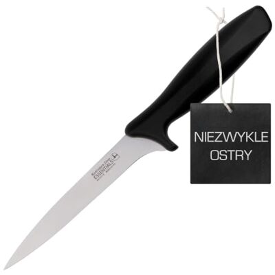 Rio 15 cm Filékniv – Lättviktiga, vassa köksknivar i rostfritt stål med svart handtag Rio 15 cm Filékniv – Lättviktiga, vassa köksknivar i rostfritt stål med svart handtag