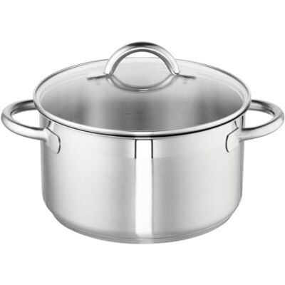 Schulte-Ufer Loop köttkruka 24 cm ca 5,5 l med glaslock stål 18/10 Schulte-Ufer Loop köttkruka 24 cm ca 5,5 l med glaslock stål 18/10