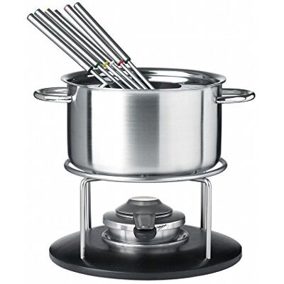 Spring Rostfritt Stål Fondue-Set - För olja, ost, choklad Spring Rostfritt Stål Fondue-Set - För olja, ost, choklad