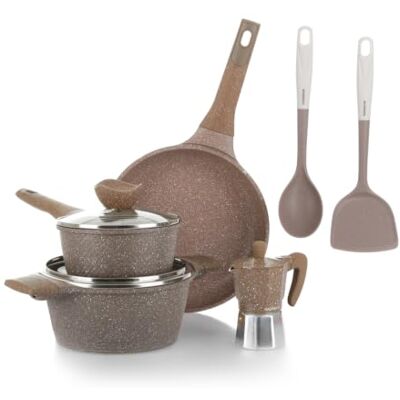 Altri Brand 8-delars non-stick kastrullset - Köksutrustning Altri Brand 8-delars non-stick kastrullset - Köksutrustning