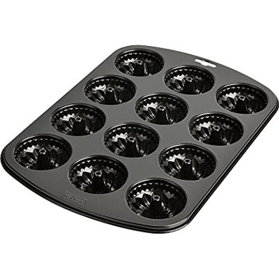 Kaiser 12-kopps Muffinpanna, Svart, 38 x 27 cm Kaiser 12-kopps Muffinpanna, Svart, 38 x 27 cm