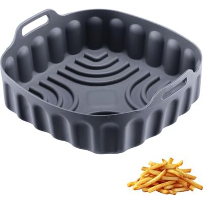 Westmark Silikonform för fyrkantig mini-airfryer – Den återanvändbara silikoninsatsen är det perfekta tillbehöret till airfryern, diskmaskinssäker – 18,5 x 18,5 x 5 cm Westmark Silikonform för fyrkantig mini-airfryer – Den återanvändbara silikoninsatsen är det perfekta tillbehöret till airfryern, diskmaskinssäker – 18,5 x 18,5 x 5 cm