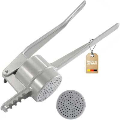 Westmark Spaetzle-/Potatispressare, Med runda hål, Gjuten aluminium, Längd: 41 cm, Spätzlepress, Silver, 61102260 Westmark Spaetzle-/Potatispressare, Med runda hål, Gjuten aluminium, Längd: 41 cm, Spätzlepress, Silver, 61102260