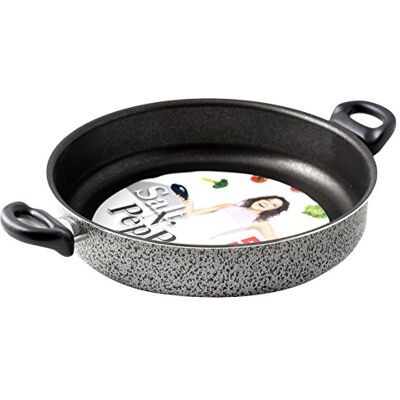 Home Salt Peper stekpanna 2 handtag non-stick saltpeppar cm 28 kastrull, material, flerfärgad, 28 cm Home Salt Peper stekpanna 2 handtag non-stick saltpeppar cm 28 kastrull, material, flerfärgad, 28 cm