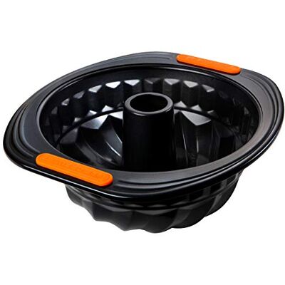 Le Creuset 941024220 härdat non-stick bakredskap Gugelhupf form, 26 cm, svart Le Creuset 941024220 härdat non-stick bakredskap Gugelhupf form, 26 cm, svart
